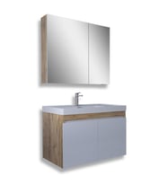 Teta Home Tokyo 80 CM Mdf Banyo Dolabı Seti (Çam)