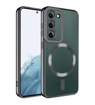 Galaxy S23 Plus Kılıf Magsafe Wireless Özellikli Setro Silikon (Siyah)