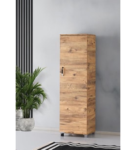 Buket Çok Amaçlı Kiler Erzak Dolabı 45x42x160cm KURULU (Ceviz)