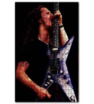 Cakapuzzle Dimebag Darrell Elektrogitarist Sahnede Puzzle Yapboz MDF (Ahşap) (1000 Parça)