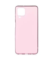 Galaxy A12 Kılıf Maximum Kamera Korumalı Soft Silikon Kılıf (Rose)