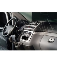 Meriç® Mercedes Vito Ön Torpido Kaplama Maun 22 Parça 2004-2006 (Alüminyum)
