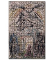 Cakapuzzle Dante Allighieri İlahi Komedya Tasviri Puzzle Yapboz MDF (Ahşap) (1000 Parça)