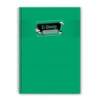 Defter A4 Spiralli 72 Yaprak Çizgili A4 Siparalli Defter Telli Defter 72 Yaprak Çizgili (Yeşil)