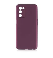 Oppo A55 5G Kılıf Zore Premier Silikon Kılıf (Mürdüm)