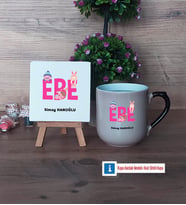 Ebe Dekoratif Taş, Kupa Bardak Kırmızı Hediye (Model 9)