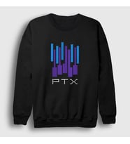 Presmono Unisex Beyaz Ptx Pentatonix Sweatshirt 75363tt (Siyah)