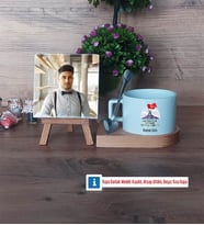 Askere Hediye Fotoğraflı Dekoratif Taş, Kupa Bardak Beyaz Hediye (Model 8)