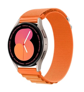 Huawei Watch GT 3 Elegant – Active 42mm Uyumlu 20mm Frost Alpine Loop Kordon (Turuncu)