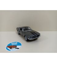 1967 Ford Mustang Shelby GT500 Metal Model Oyuncak Araba 13 Cm ( ÖZEL PLAKALI ) (Gri)