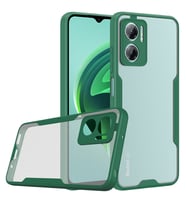 Xiaomi Redmi Note 11E Kılıf Zore Parfe Kenarları Pastel Renk Silikon Kılıf (Koyu Yeşil)