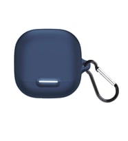 Microsonic Anker Soundcore Liberty 4 NC Kılıf Askılı Mat Silikon Lacivert (Lacivert)