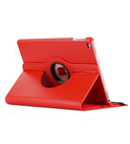 Apple iPad Air 5 10.9" 2022 M1 Kılıf 360 Dönebilen Standlı Case A2588 A2589 A259 (Kırmızı)