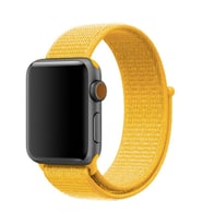 Ally Apple Watch 7-8 45mm 6-5-4 44mm Kayış Kordon Spor Loop 3-2-1 42mm (Sarı)