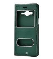 Galaxy J3 Kılıf Dolce Kapaklı Kılıf (Yeşil)