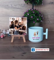 Kadın Kuaförü Fotoğraflı Dekoratif Taş, Kupa Bardak Beyaz Hediye (Model 12)