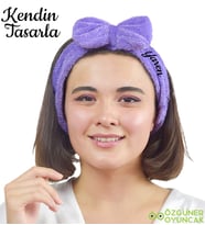 Kendin Tasarla Dailing Spa Fiyonklu Saç  - Makyaj  Bandı (Lila)