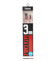 İTHİNK GOLD KABLO 3 METRE İOS K30A (Pembe)