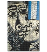 Cakapuzzle The Kiss 1969 by Pablo Picasso Puzzle Yapboz MDF (Ahşap) (500 Parça)