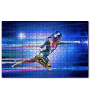 Cakapuzzle Süper Kahraman Kız İllüstrasyon  Puzzle Yapboz MDF (Ahşap) (1000 Parça)