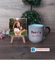 Psikolog Fotoğraflı Dekoratif Taş, Kupa Bardak Beyaz Hediye (Model 10)