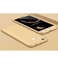Xiaomi Redmi 4x Kılıf Zore Ays Full Koruma Kılıf (Gold)