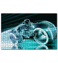 Cakapuzzle Tron Legacy Motor ve Sürücüsü  Puzzle Yapboz MDF (Ahşap) (500 Parça)