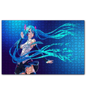 Cakapuzzle  Anime Kız Uzun Saçlı  Puzzle Yapboz MDF (Ahşap) (1000 Parça)