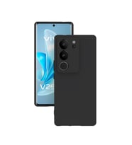 Vivo V29 Kılıf Kamera Korumalı Silikon Rubber Arka Kapak (Siyah)