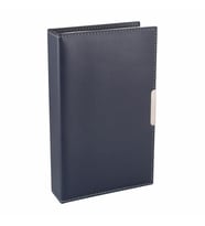 KARTVİZİT ALBÜMÜ 4 SIRALI 192 KARTLIK 16X26,5 CM (Lacivert)