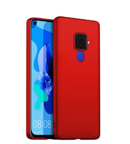 Microsonic Matte Silicone Huawei Mate 30 Lite Kılıf (Kırmızı)