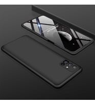 Samsung Galaxy M51 Kılıf 3 Parça Slim Sert Silikon Kapak AYS (Siyah)