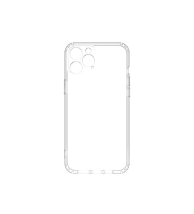 iPhone 12 Pro Max Kılıf Kamera Korumalı Silikon Rubber Arka Kapak (Şeffaf Hologram)