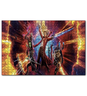 Cakapuzzle The Galaxy Vol 2 Big Hero Bang  Puzzle Yapboz MDF (Ahşap) (255 Parça)