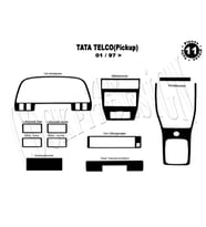 Meriç® Tata Telco Ön Torpido Kaplama Maun 11 Parça 1997-2006 (Piano Black)