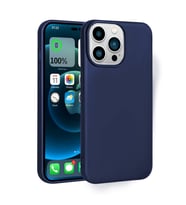 Vendas Apple iPhone 14 Pro Max Kılıf Zore Premier Silikon Kapak (Lacivert)