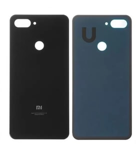 Xiaomi Mi 8 Lite Arka Kapak Batarya Kapağı Orjinal (Siyah)