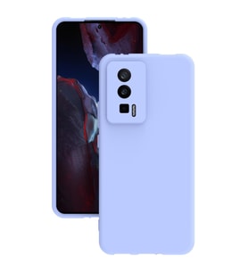 Xiaomi Poco F5 Pro Kılıf Kamera Korumalı Silikon Rubber Arka Kapak (Lila)