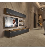Decoraktiv Eko 5 Mdf Std Tv Ünitesi Tv Sehpası (Pera - Antrasit)