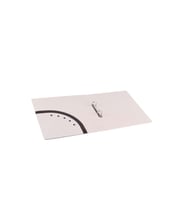 Evrak Sunum Firma Klasörü A4 Pvc 3 cm 2 Halkalı Double Color Ring Binder File 200 Yaprak Kapasiteli 27x32 cm (Krem)