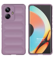 Microsonic Realme 10 Pro Plus 5G Kılıf Oslo Prime Yeşil (Lila)