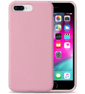 iPhone 8 Plus Lansman Yeni Nesil Kılıf (Pembe)