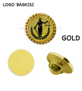 kişiye özel yaka rozeti (Gold)