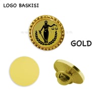 kişiye özel yaka rozeti (Gold)