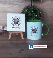 Öğretmenler Günü Hediyesi Dekoratif Taş, Kupa Bardak Kırmızı Hediye (Model 13)