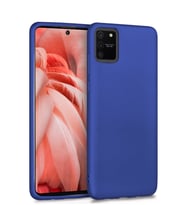 Microsonic Matte Silicone Samsung Galaxy A91 (S10 Lite) Kılıf (Lacivert)