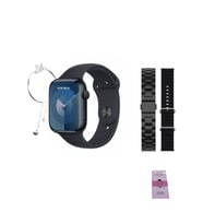 G12 Plus Bileklik+Charm Seti Hediyeli Amoled Ekran Watch 10 Mini Akıllı Saat (Siyah)