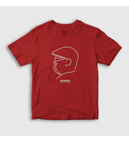 Presmono Unisex Çocuk Beyaz Neon The Notorious BIG T-Shirt 41297tt (Kırmızı)