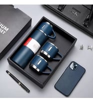 Termos Bardak 3 'lü Set (Lacivert)