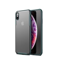 Uyumlu Model Apple iPhone XS Max 6.5 Kılıf Mat Volks Case (Koyu Yeşil)